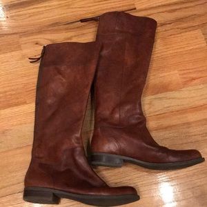 Nine West Cognac Riding boots size 9